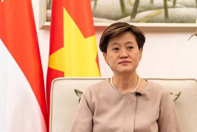 Đại sứ Singapore Catherine Wong tại Hà Nội ngày 24/7