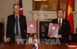 Hiệp định thương mại tự do giữa Việt Nam và Vương quốc Anh (UKVFTA) vừa được ký tối 29/12.
