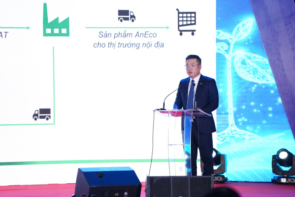 Mr. Pham Anh Duong – Chairman of An Phat Holdings spoke at the ceremony
