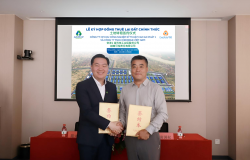 An Phat High-Tech Industrial Park No1., JSC signed official land sublease agreement and handed over land to Credible Vietnam CO., LTD