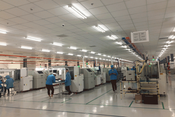 Dây chuyền sản xuất của một doanh nghiệp FDI tại KCN An Phát Complex (Hải Dương).